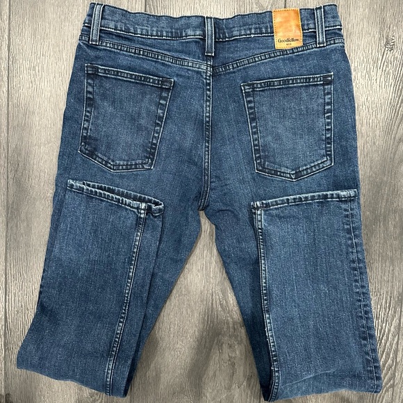 Goodfellow & Co Jeans Size 34W x 32L Slim Fit Dark Blue - Picture 3 of 5